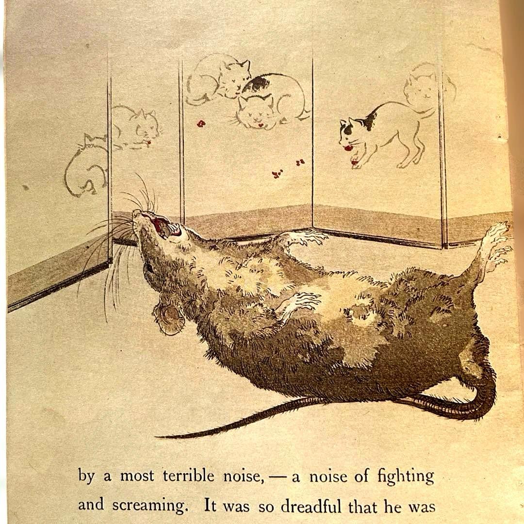 【復刻版】 長谷川武次郎 猫を描いた少年 日本昔噺第23号 英語版