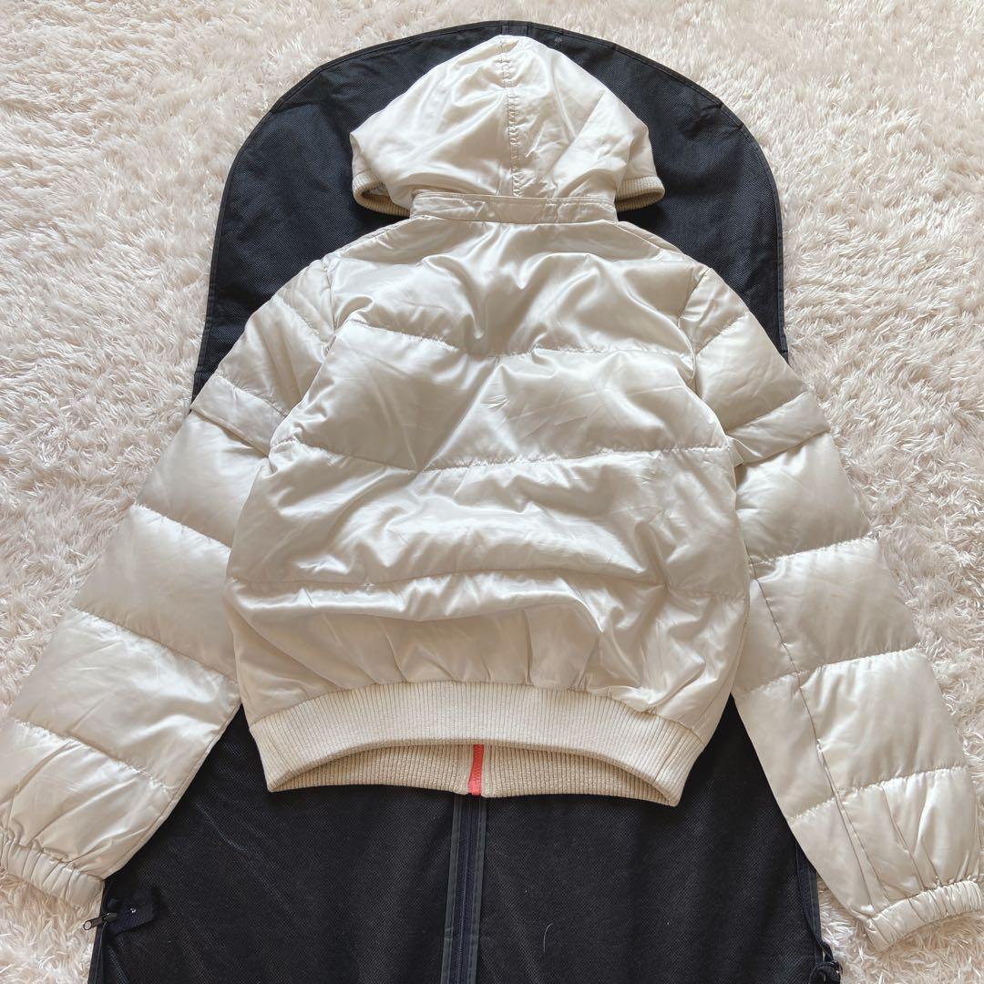 3way ランバンSPORT ダウンジャケット　袖着脱　フード付き　アイボリー