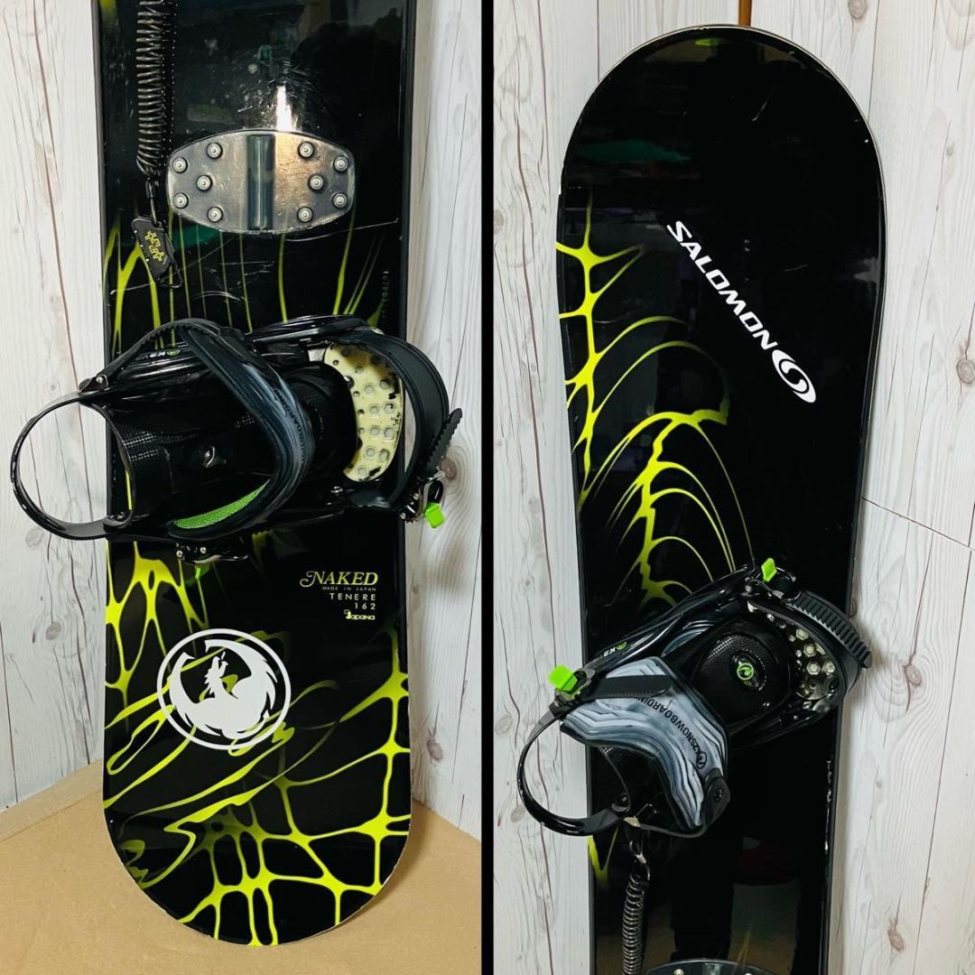 SALOMON NAKED K2 スノーボード ビンディング セット 162cm