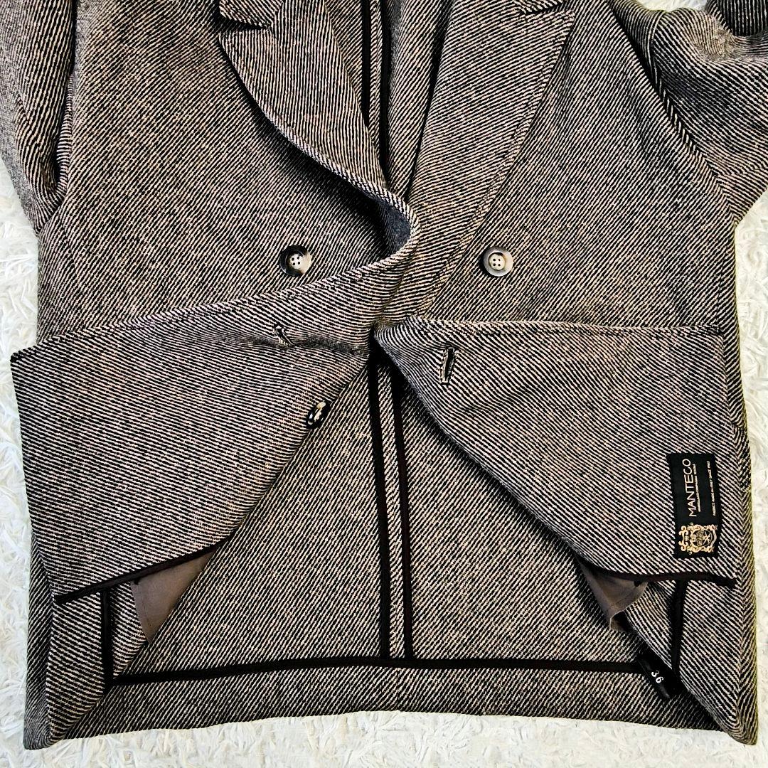 NOBLE ノーブル MANTECOエアーウール カルゼジャケット