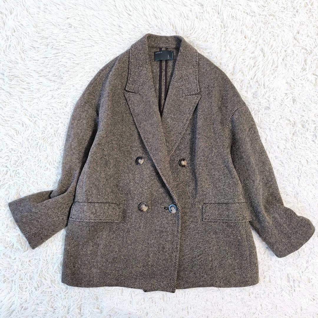 NOBLE ノーブル MANTECOエアーウール カルゼジャケット