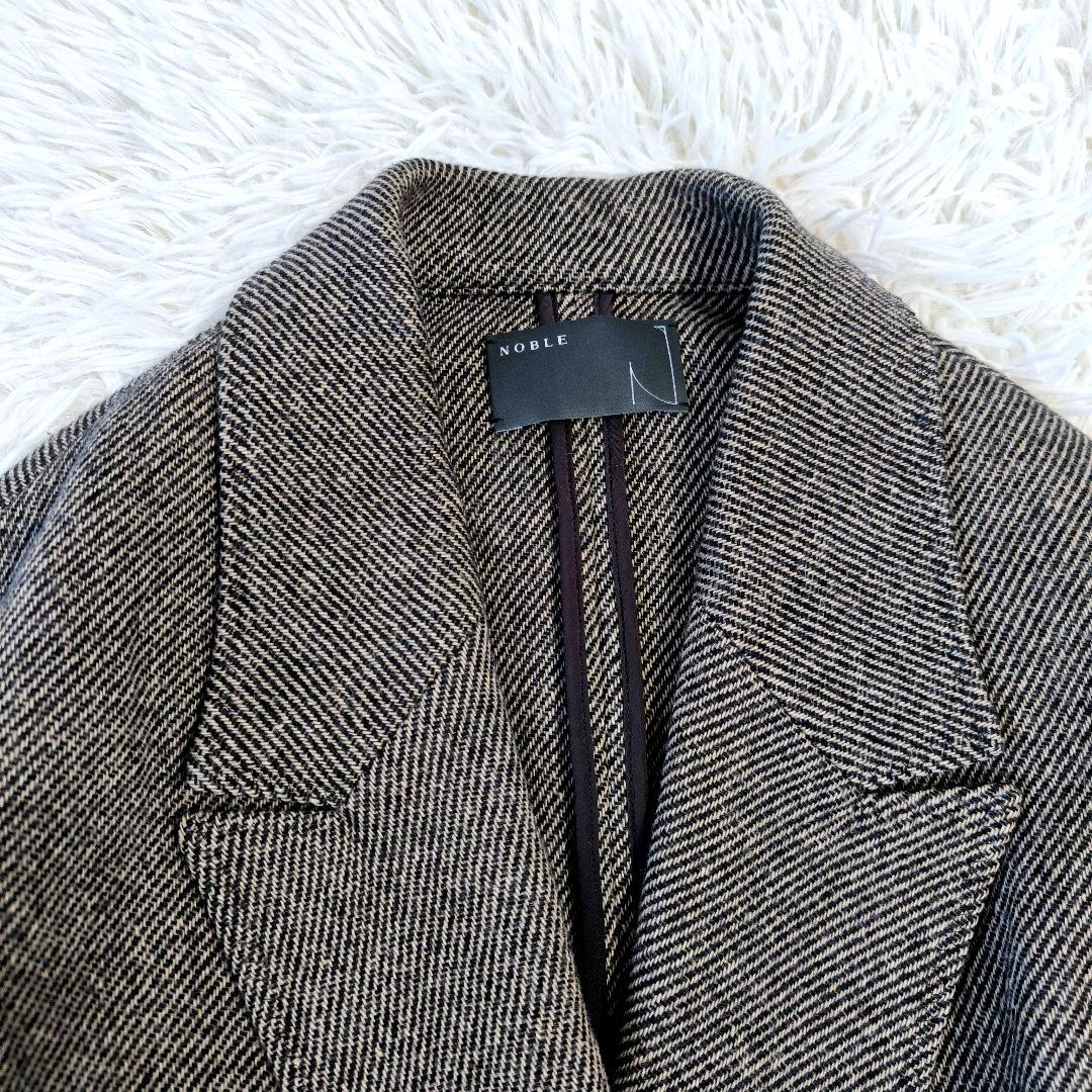 NOBLE ノーブル MANTECOエアーウール カルゼジャケット