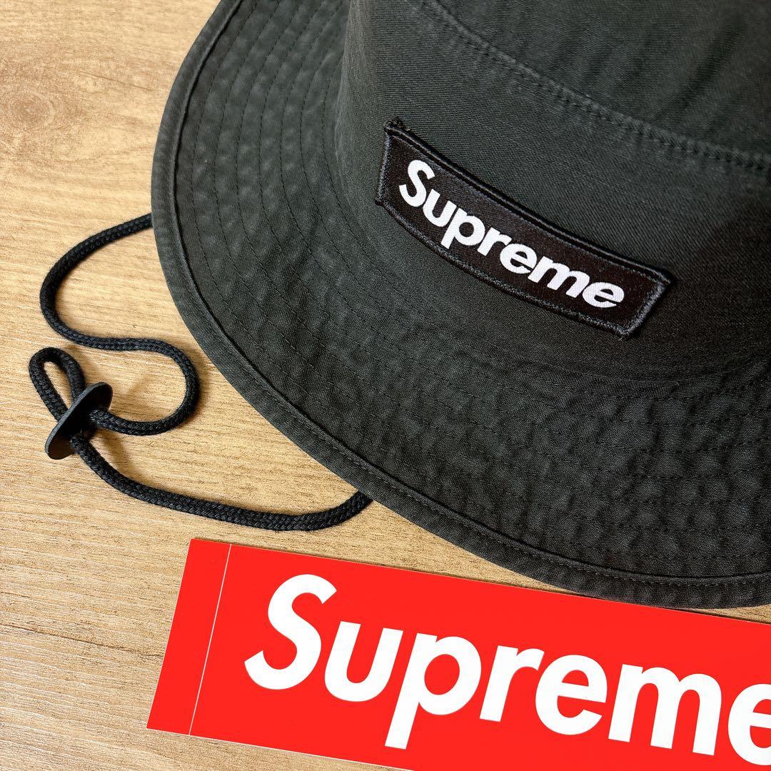 正規品　Supreme Military Boonie ハット　ブラック　黒