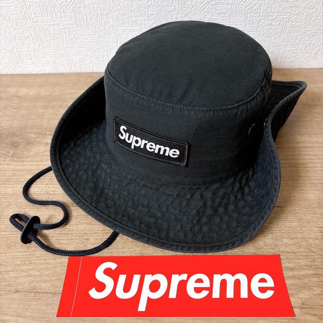 正規品　Supreme Military Boonie ハット　ブラック　黒
