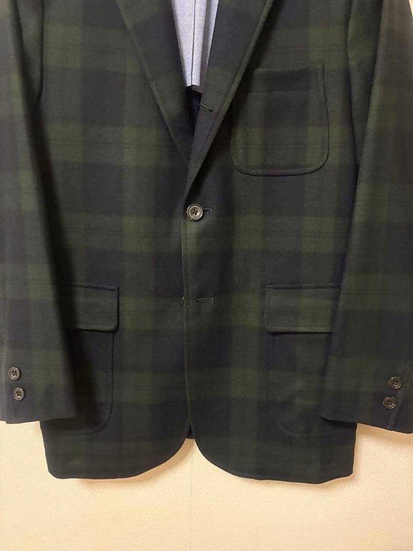 BEAMS PLUS フランネルウール ジャケット ブラックウォッチ　Sサイズ