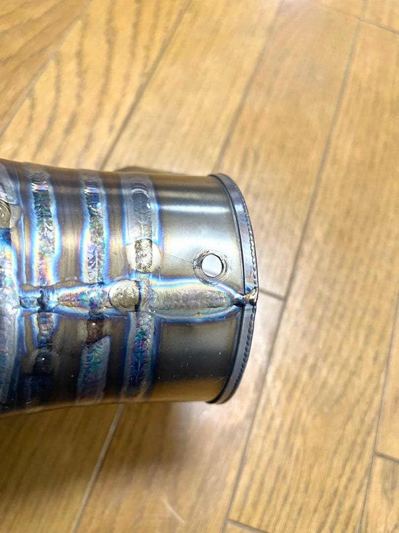 アサヒナレーシング チタン マフラー 60.5 サイレンサー