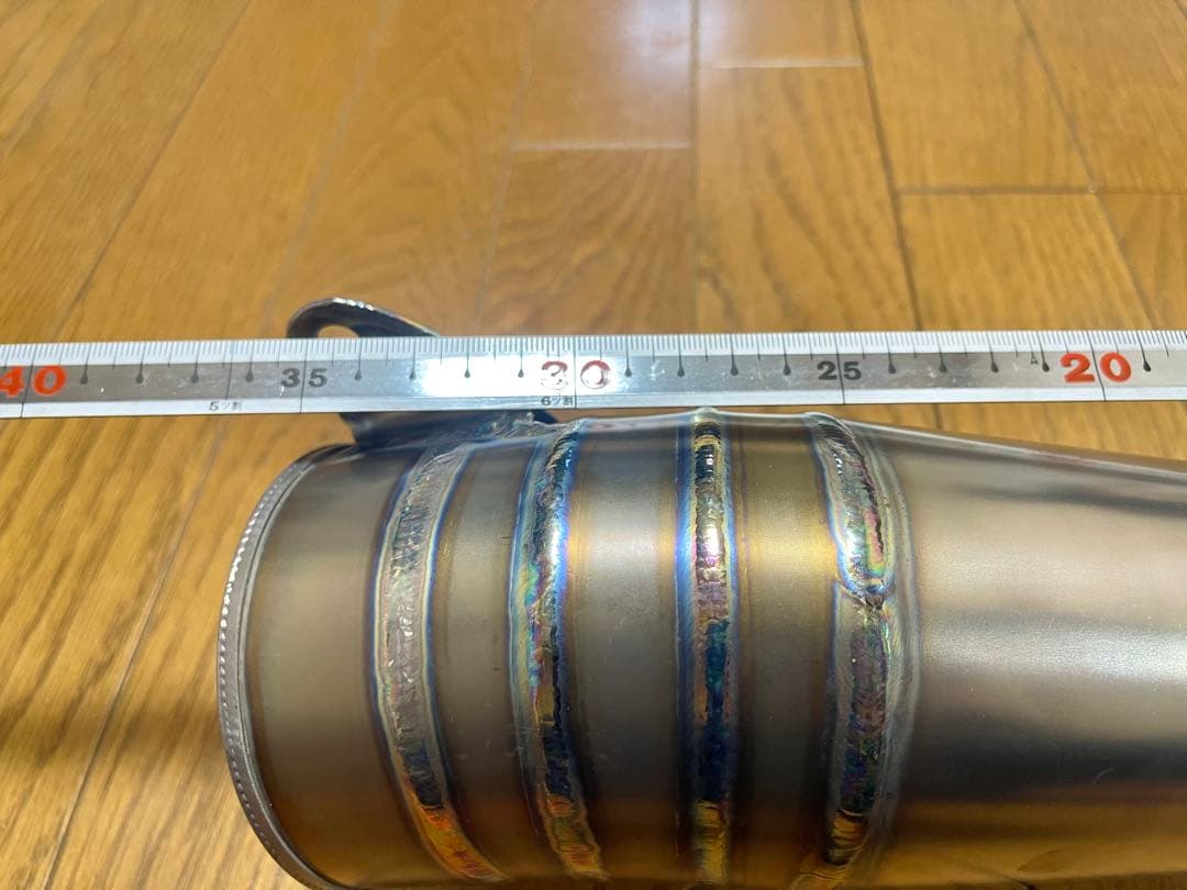 アサヒナレーシング チタン マフラー 60.5 サイレンサー