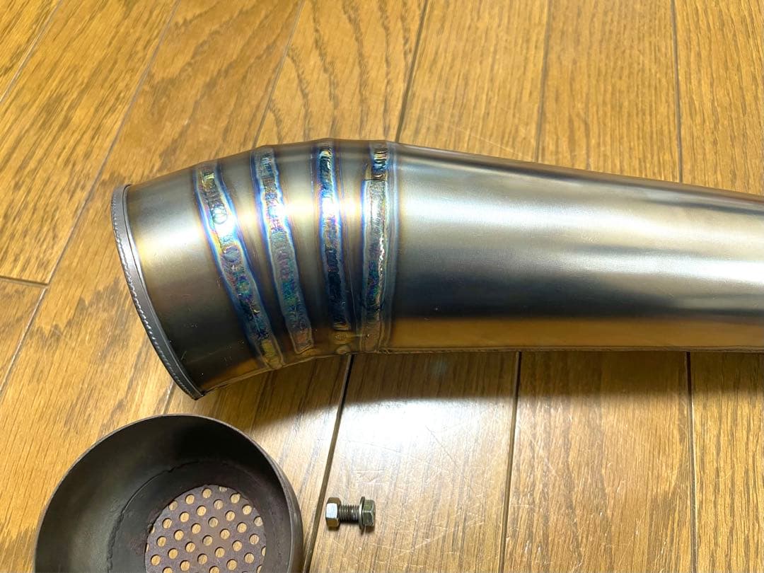 アサヒナレーシング チタン マフラー 60.5 サイレンサー