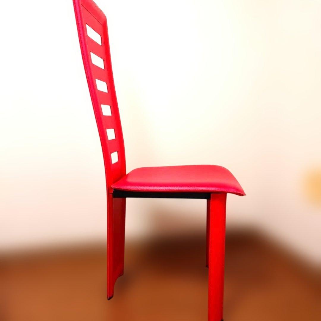 廃盤 IDC 大塚家具 ハイバックチェア モダン ミッドセンチュリー 2脚セット