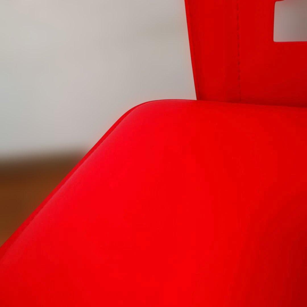 廃盤 IDC 大塚家具 ハイバックチェア モダン ミッドセンチュリー 2脚セット