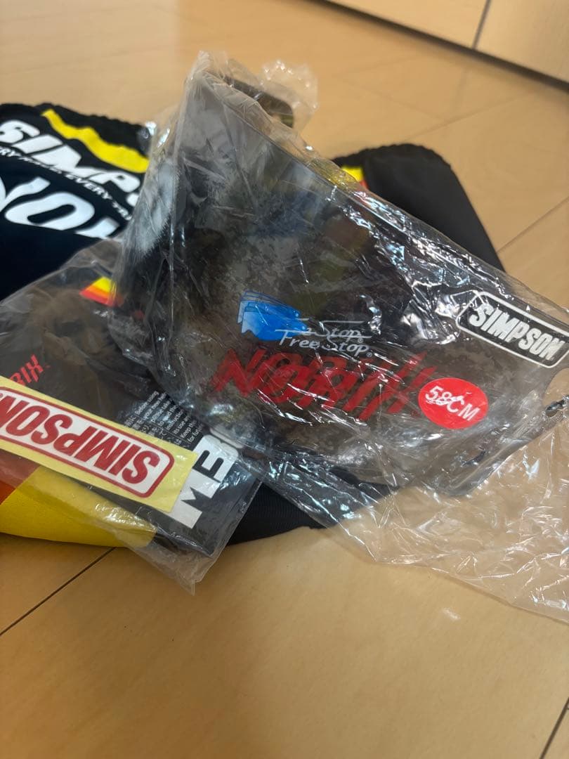 SIMPSON M30 58cm ミラーシールド　シンプソン　ヘルメット