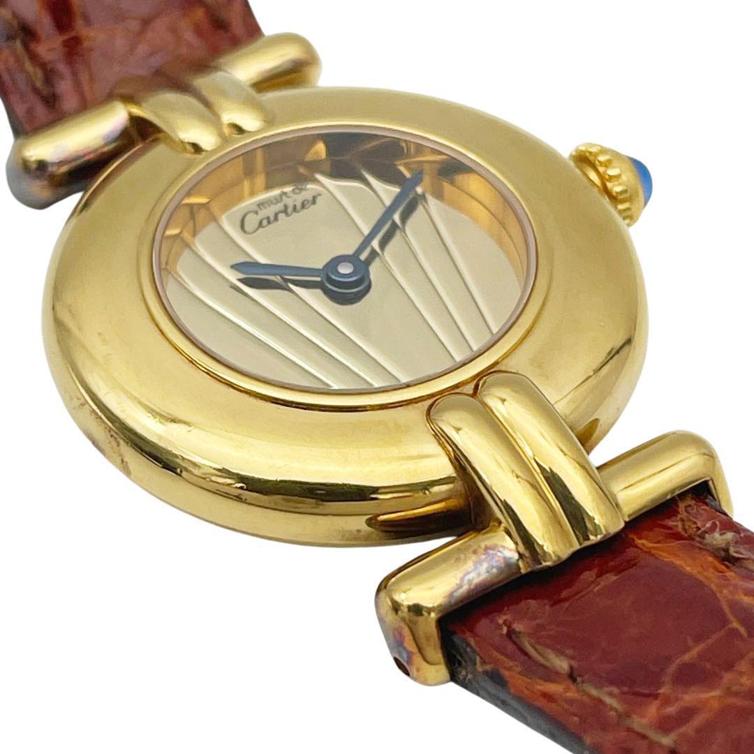 【QZ】カルティエ レディース腕時計 マストコリゼ ミラーダイアル 13M25