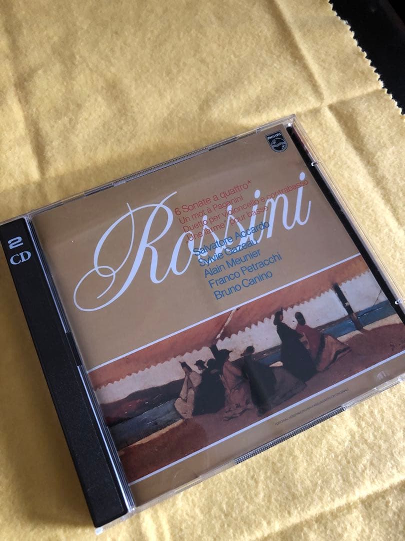 貴重！ロッシーニ　弦楽ソナタ 全曲　全集　アッカルド　2CD phlips