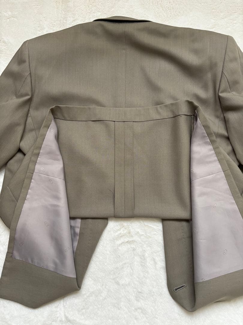 Christian Dior ダブルブレストスーツ ベージュ