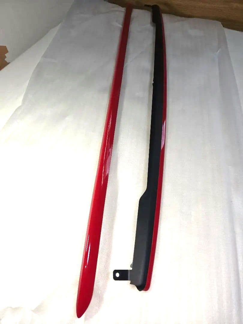 ★未使用★アルトターボRS純正フロント、リヤバンパ－ロアガーニッシュピュアレッド