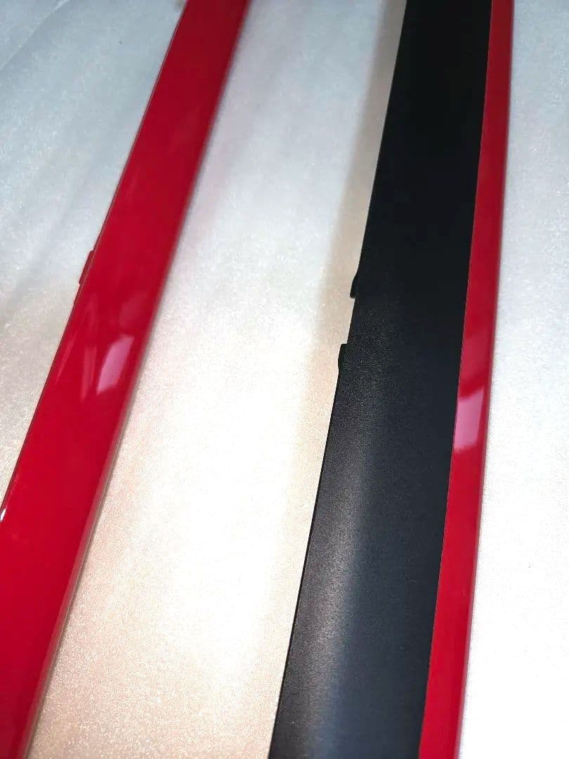 ★未使用★アルトターボRS純正フロント、リヤバンパ－ロアガーニッシュピュアレッド