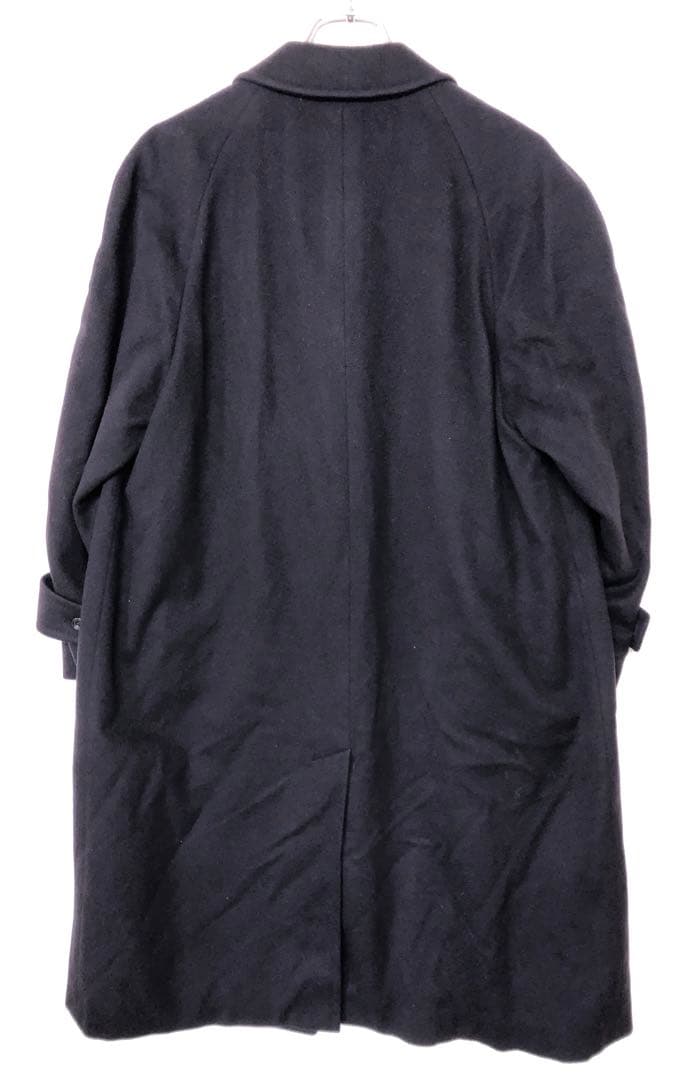 Aquascutum レトロ トラッド古着 カシミヤ100% ステンカラーコート