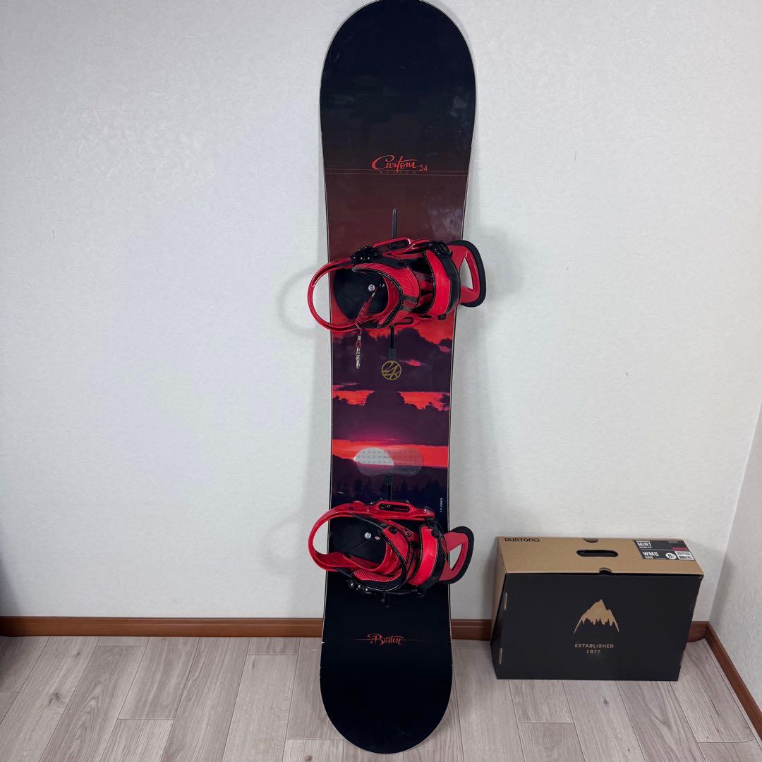 BURTON CUSTOM 154cm スノーボードセット