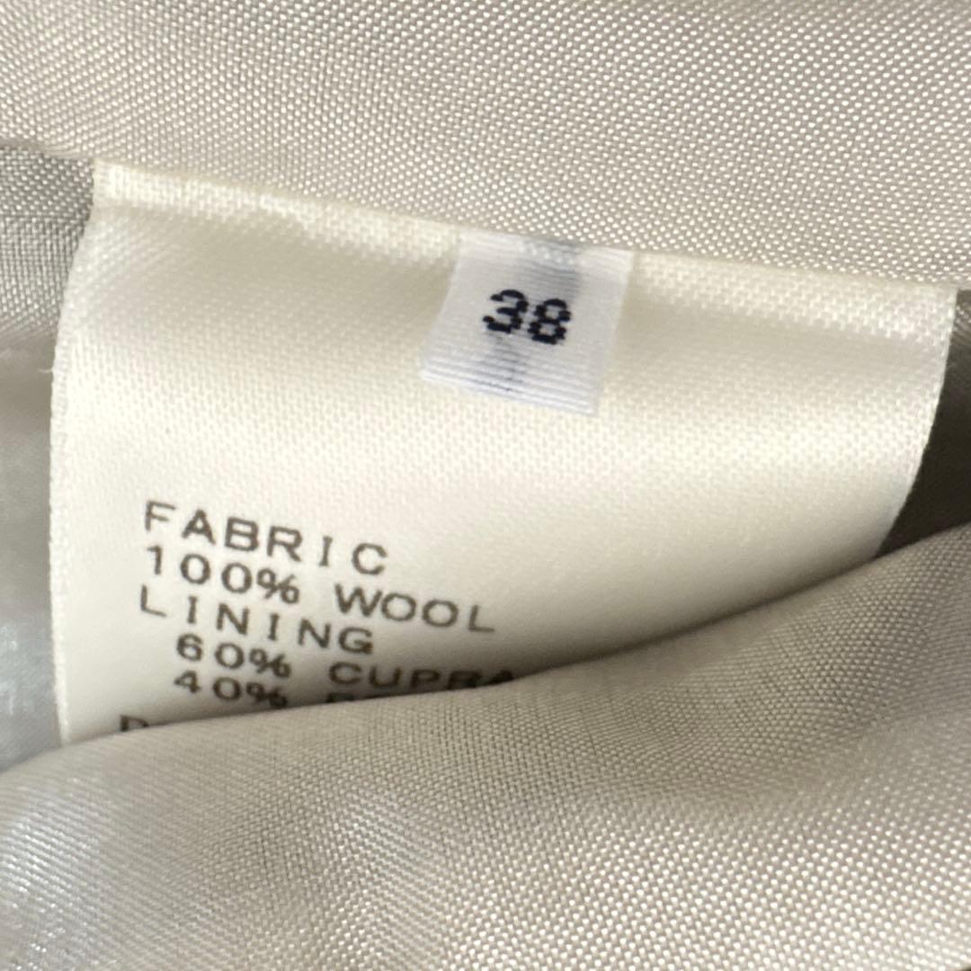 美品 IENA イエナ テーラード ダブル ジャケット 金ボタン ウール