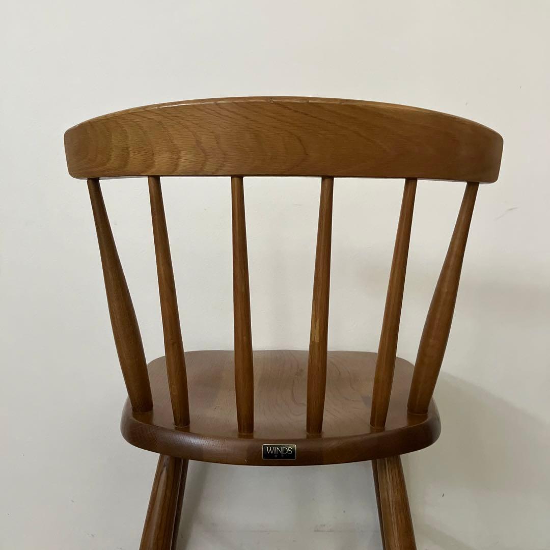レトロ　アンティーク　古家具　北欧家具　無印良品　ウィンザーチェア　ナチュラル
