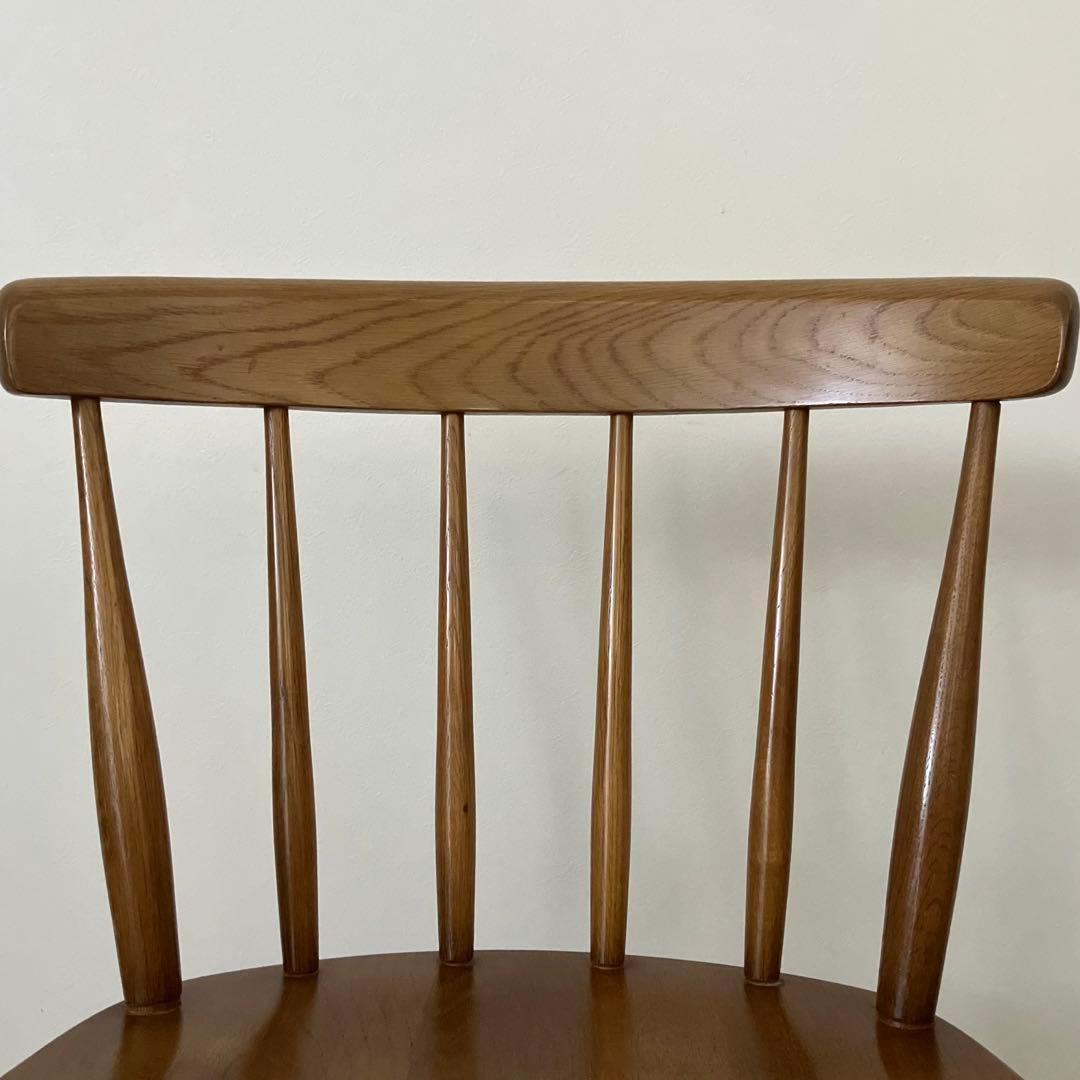レトロ　アンティーク　古家具　北欧家具　無印良品　ウィンザーチェア　ナチュラル