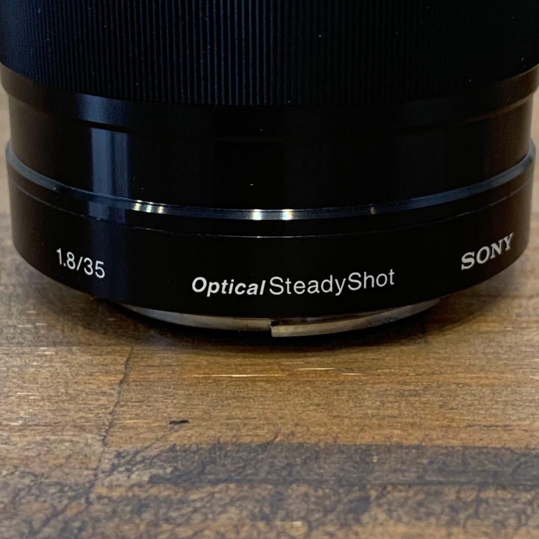 【美品】ソニー SONY単焦点レンズ SEL35F18 純正レンズフード付き