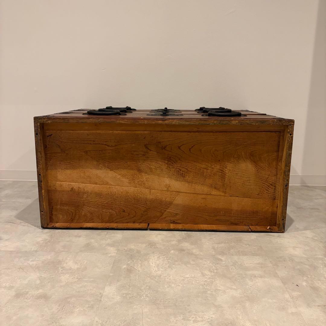 古道具 木製 箪笥 3段 アンティーク 民藝 レトロ