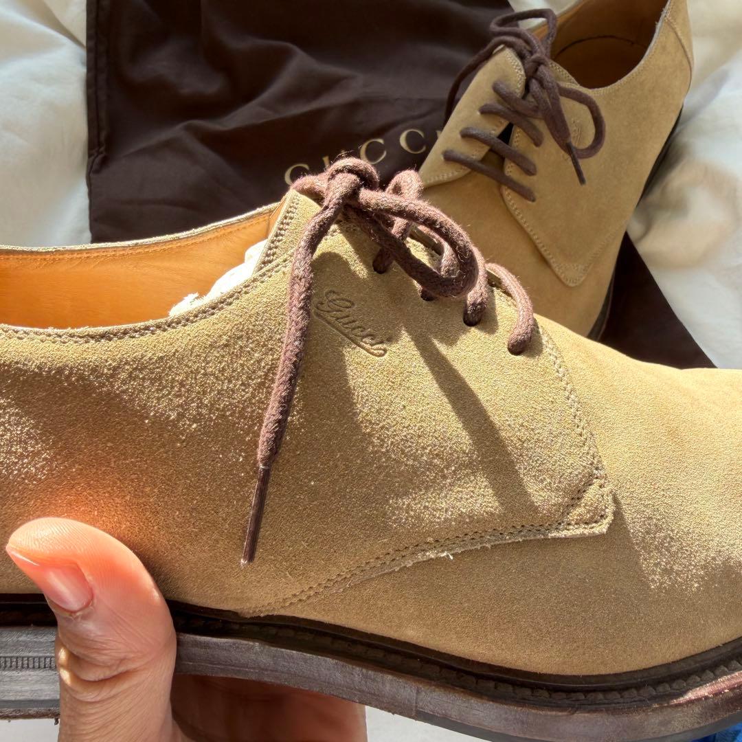 GUCCI スエード　シューズ　革靴