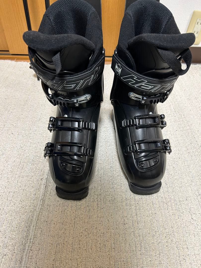 ☆ほぼ未使用☆/スキーセット(板、ブーツ、ストック、オールインワンケース)