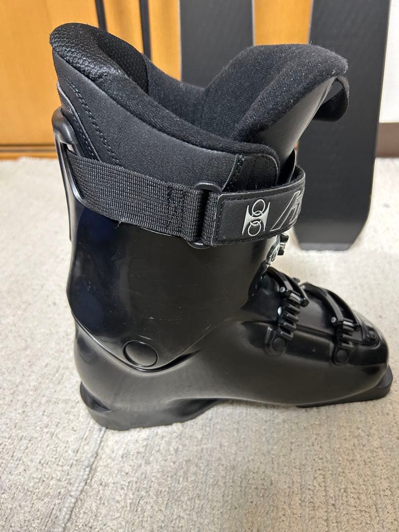 ☆ほぼ未使用☆/スキーセット(板、ブーツ、ストック、オールインワンケース)