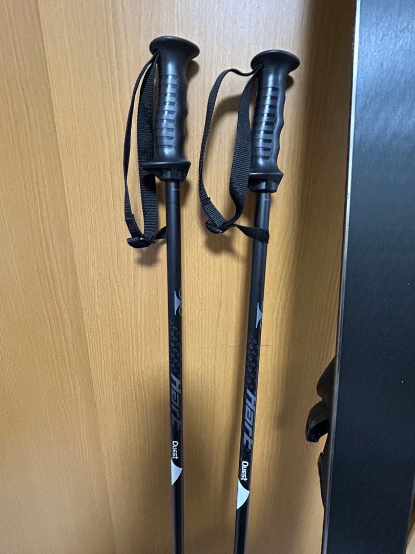 ☆ほぼ未使用☆/スキーセット(板、ブーツ、ストック、オールインワンケース)