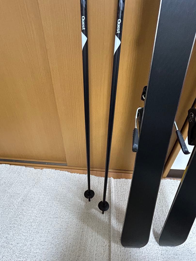 ☆ほぼ未使用☆/スキーセット(板、ブーツ、ストック、オールインワンケース)