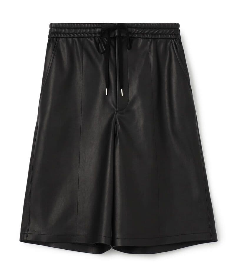 MACPHEE レザーライク ハーフパンツ トゥモローランド