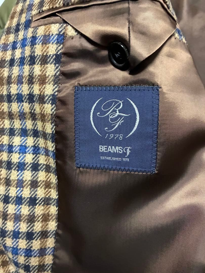 BEAMS F テーラードジャケット ウールカシミヤ