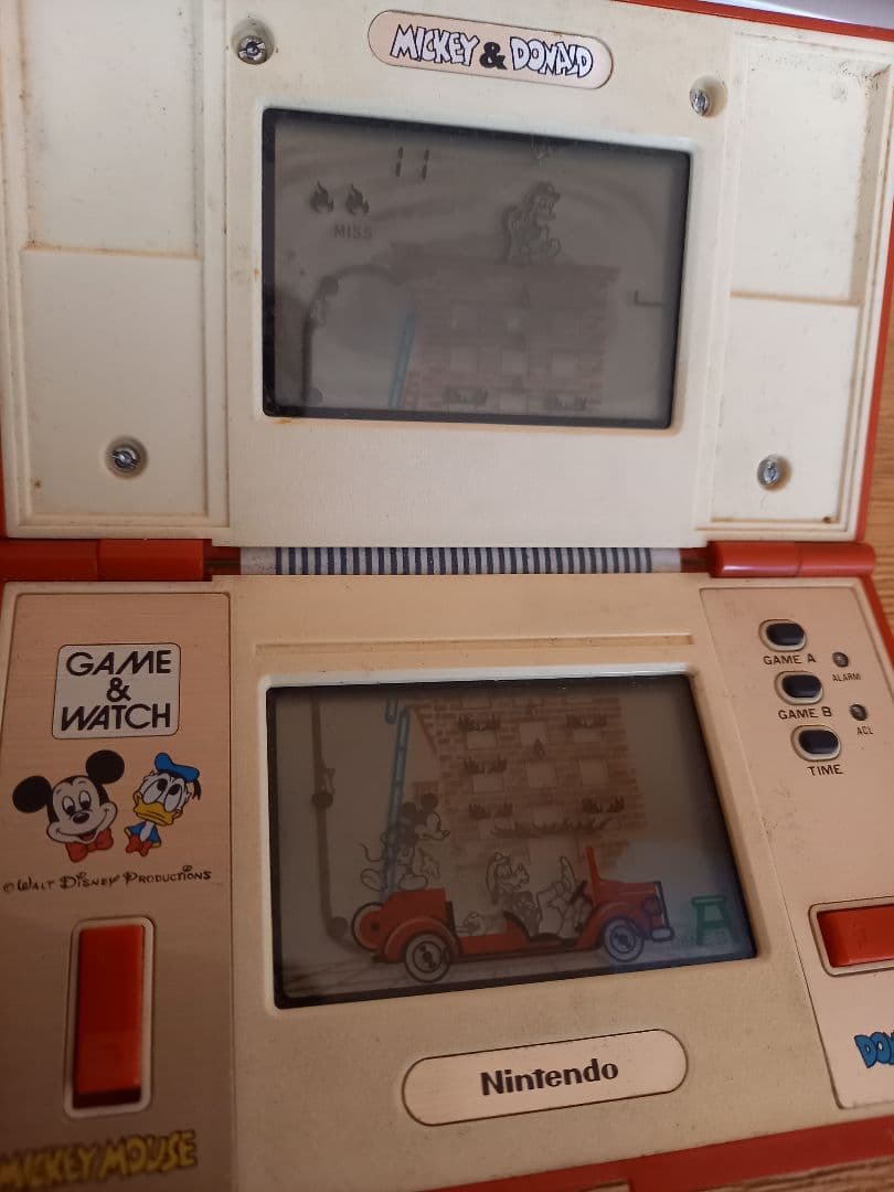 任天堂 ゲームウォッチ Mickey & Donald ドンキーコング、ミッキー