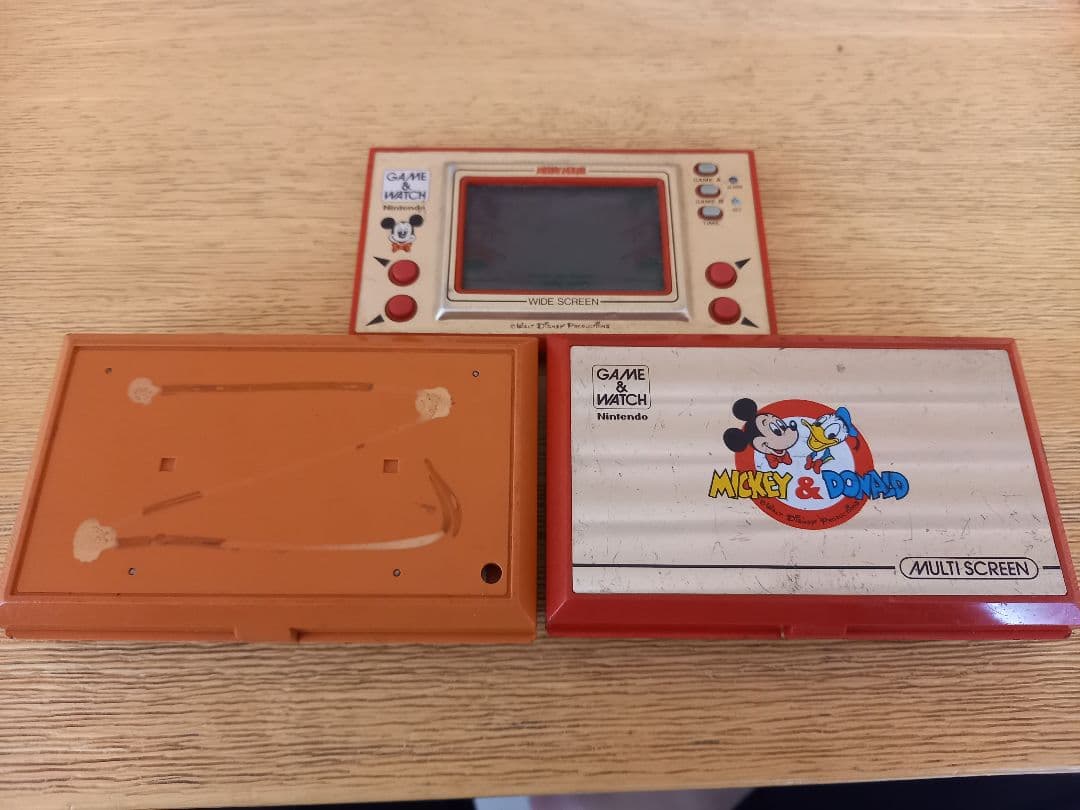 任天堂 ゲームウォッチ Mickey & Donald ドンキーコング、ミッキー