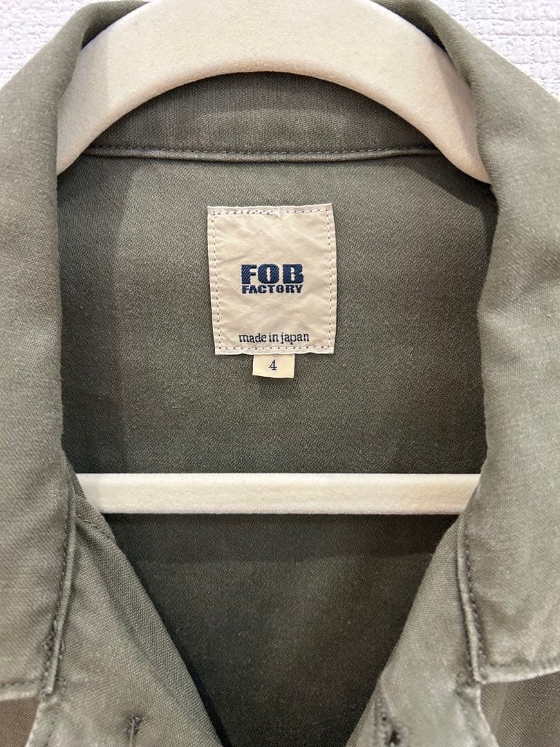 fob factory fob2362 ファティーグシャツジャケット　XL