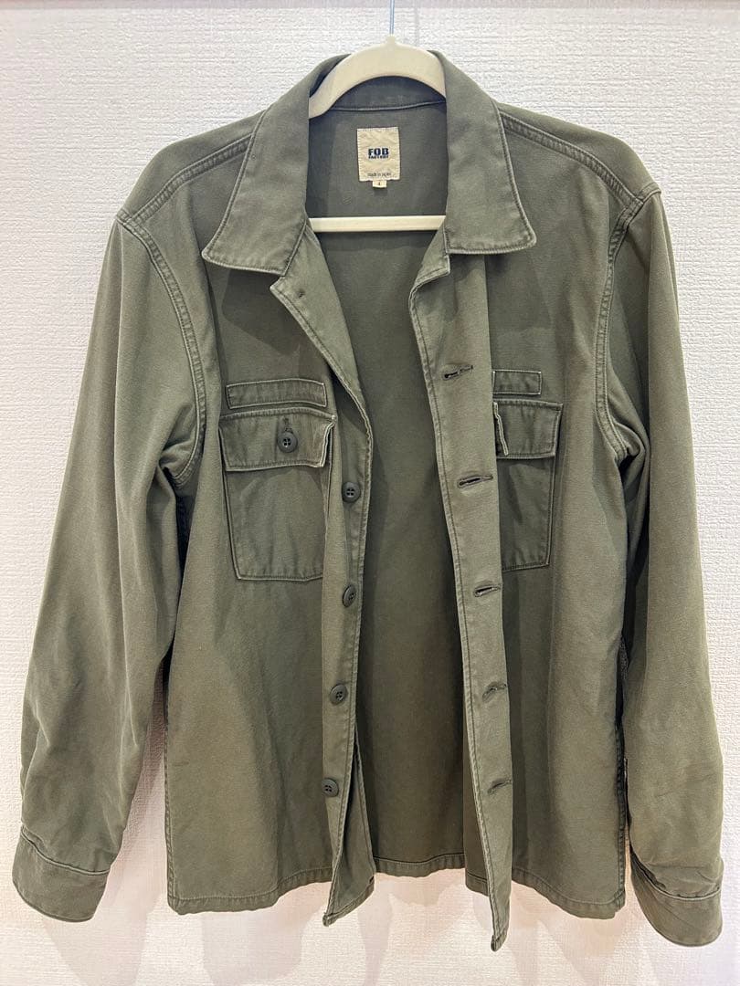 fob factory fob2362 ファティーグシャツジャケット　XL
