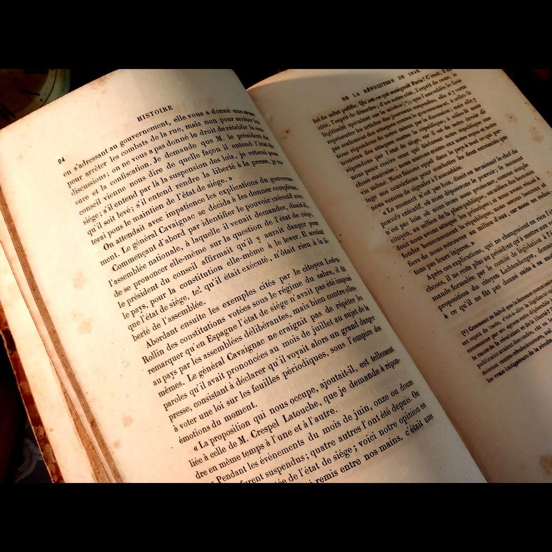 ❤１７０年前❤【フランス・高級アンティーク洋書】４冊セット⭐️革製⭐️希少