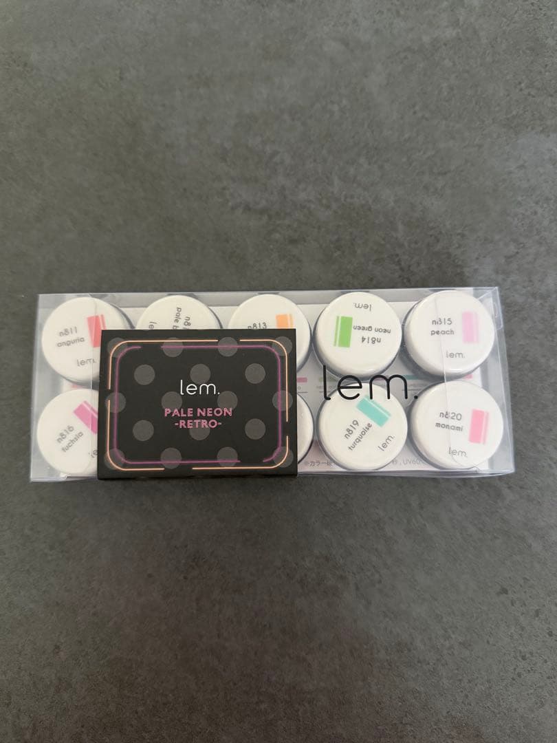 lem. ペールネオン レトロ 10色セット