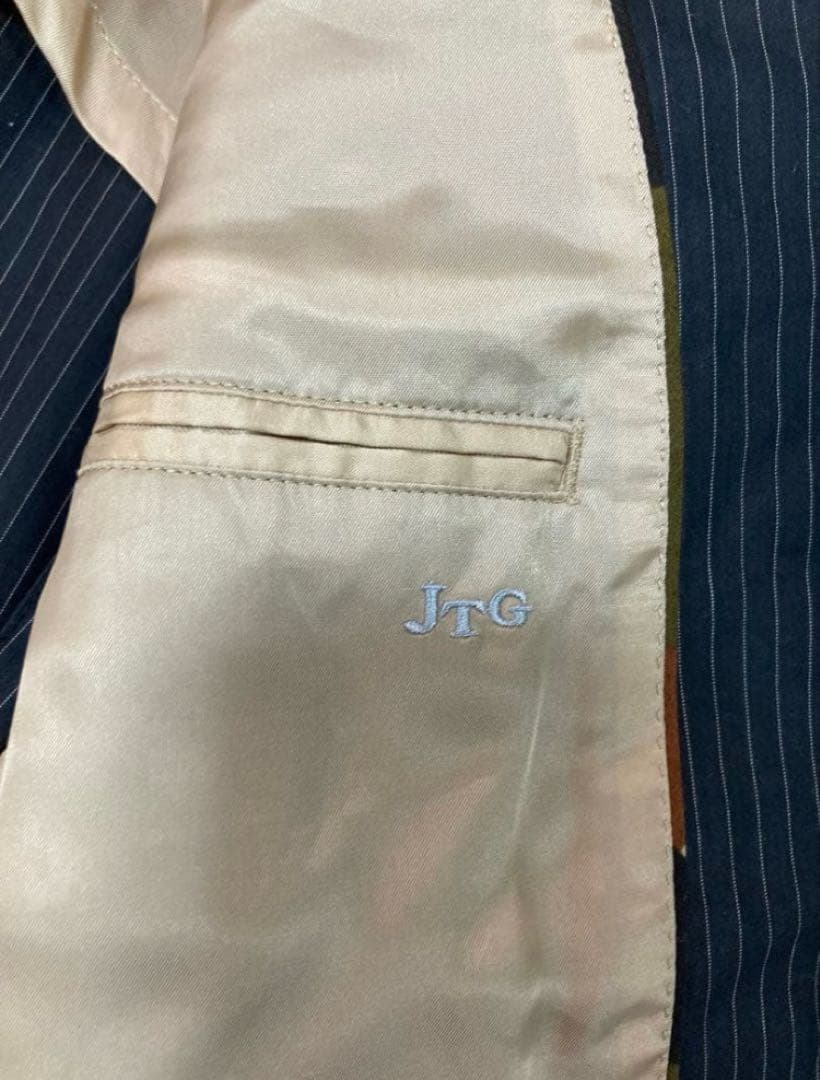 【美品】アールニューボールド マルチストライプ スーツ セットアップ　サイズL