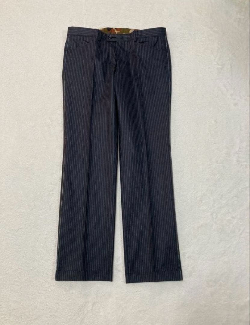 【美品】アールニューボールド マルチストライプ スーツ セットアップ　サイズL