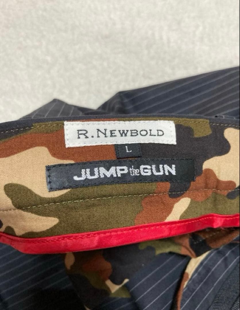 【美品】アールニューボールド マルチストライプ スーツ セットアップ　サイズL