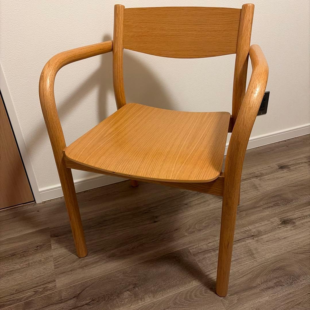 オークダイニングアームチェア　無印良品