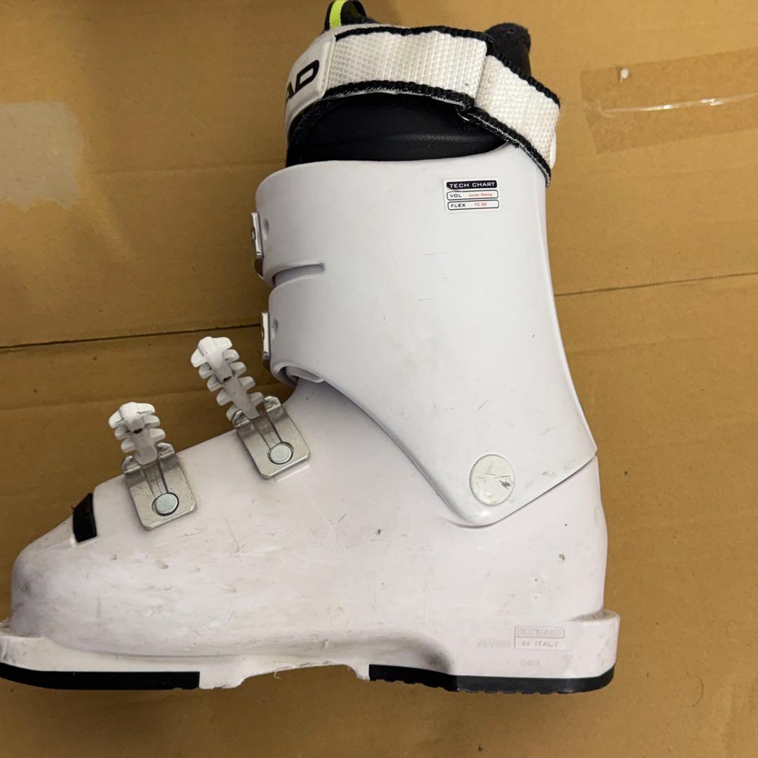 HEAD RAPTOR スキーブーツ ホワイト 22.5cm ジュニア キッズ