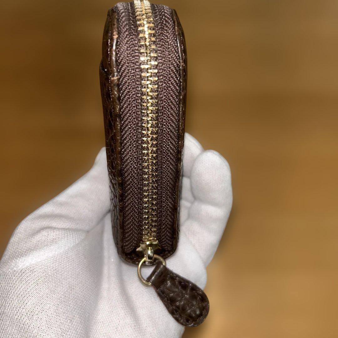 【美品】ガンゾ製ファスナー付き二つ折り財布　激レア