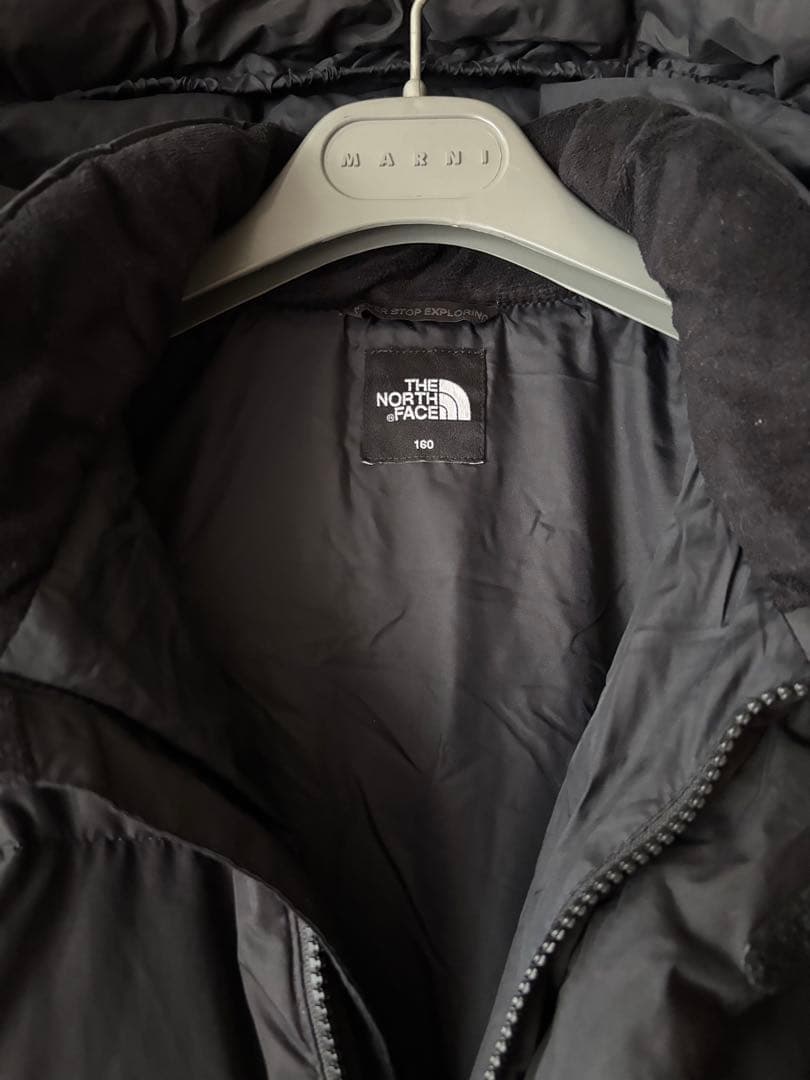 【人気シリーズ】THE NORTH FACE ダウンロングコート　160 黒