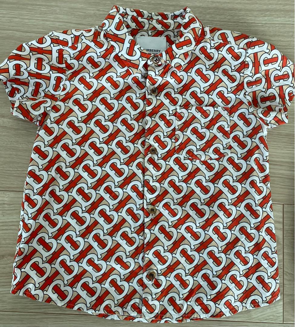 BURBERRY Bロゴパターン 2Y 92cm セットアップ