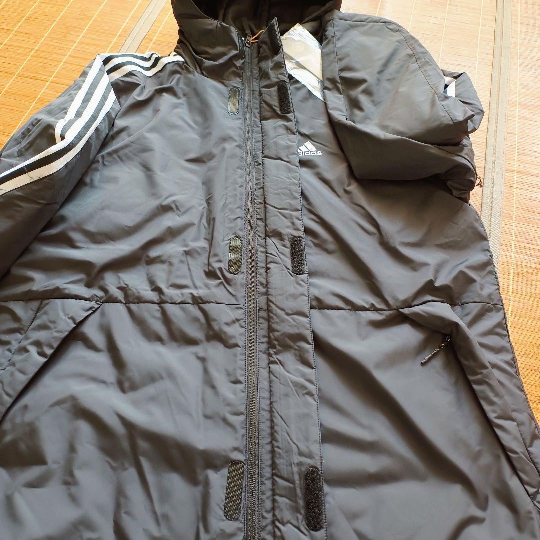adidasアディダス ベンチコート ライトインサレーテッド ロングコート XL