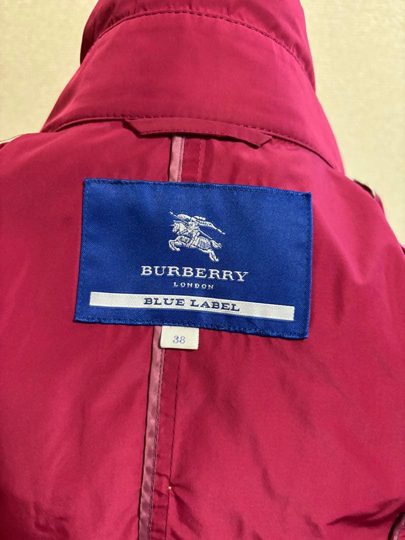 ピンク トレンチコート フード付き